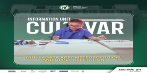 𝐂𝐔𝐋𝐓𝐈𝐕𝐀𝐑 | 𝐓𝐀𝐔–𝐏𝐀𝐆𝐀𝐒𝐀 𝐀𝐠𝐫𝐨𝐦𝐞𝐭𝐞𝐨𝐫𝐨𝐥𝐨𝐠𝐢𝐜𝐚𝐥 𝐚𝐧𝐝 𝐔𝐩𝐩𝐞𝐫 𝐀𝐢𝐫 𝐒𝐭𝐚𝐭𝐢𝐨𝐧: 𝐀 𝐋𝐢𝐯𝐢𝐧𝐠 𝐋𝐚𝐛𝐨𝐫𝐚𝐭𝐨𝐫𝐲 𝐟𝐨𝐫 𝐖𝐞𝐚𝐭𝐡𝐞𝐫, 𝐂𝐥𝐢𝐦𝐚𝐭𝐞, 𝐚𝐧𝐝 𝐀𝐠𝐫𝐢𝐜𝐮𝐥𝐭𝐮𝐫𝐞  𝙎𝙚𝙘𝙤𝙣𝙙 𝙤𝙛 𝙏𝙝𝙧𝙚𝙚 