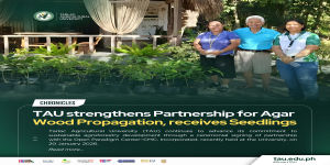 𝐂𝐇𝐑𝐎𝐍𝐈𝐂𝐋𝐄𝐒 | TAU strengthens Partnership for Agar Wood Propagation, receives Seedlings 